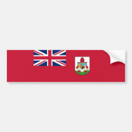 Bermuda-Flagge (Bermudian) (Karibische Inseln) Autoaufkleber