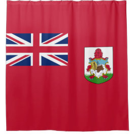 Bermuda-Flagge (Bermudian) (Karibische Inseln) Duschvorhang