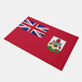 Bermuda-Flagge (Bermudian) (Karibische Inseln) Fußmatte (Schrägansicht)