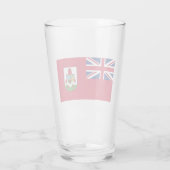 Bermuda-Flagge (Bermudian) (Karibische Inseln) Glas (Rückseite)