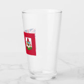 Bermuda-Flagge (Bermudian) (Karibische Inseln) Glas (Links)