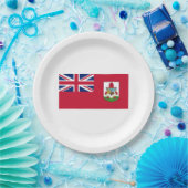 Bermuda-Flagge (Bermudian) (Karibische Inseln) Pappteller (Party)