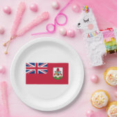 Bermuda-Flagge (Bermudian) (Karibische Inseln) Pappteller (Party)