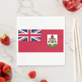 Bermuda-Flagge (Bermudian) (Karibische Inseln) Serviette (Beispiel)