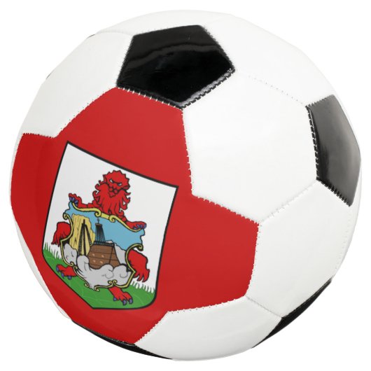 Bermuda-Flagge Fußball (Dreiviertel)