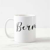 Bermuda-Flagge im Herzen Kaffeetasse (Links)