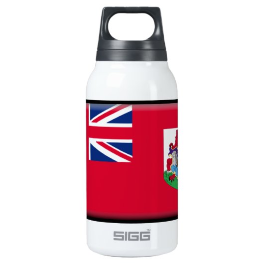 Bermuda-Flagge Isolierte Flasche (Vorderseite)