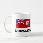 Bermuda-Flagge Kaffeetasse (Links)
