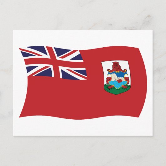 Bermuda-Flagge Postkarte (Vorderseite)