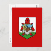 Bermuda-Flagge Postkarte (Vorne/Hinten)