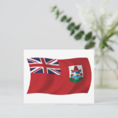 Bermuda-Flagge Postkarte (Stehend Vorderseite)