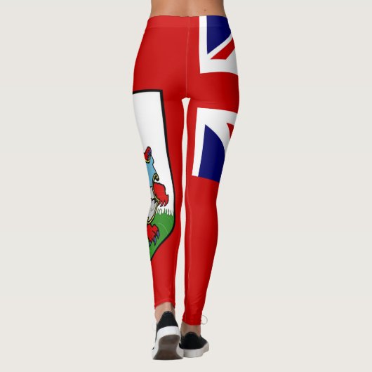 Bermuda-Flaggen-Leggings Leggings (Rückseite)