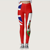 Bermuda-Flaggen-Leggings Leggings (Vorderseite)
