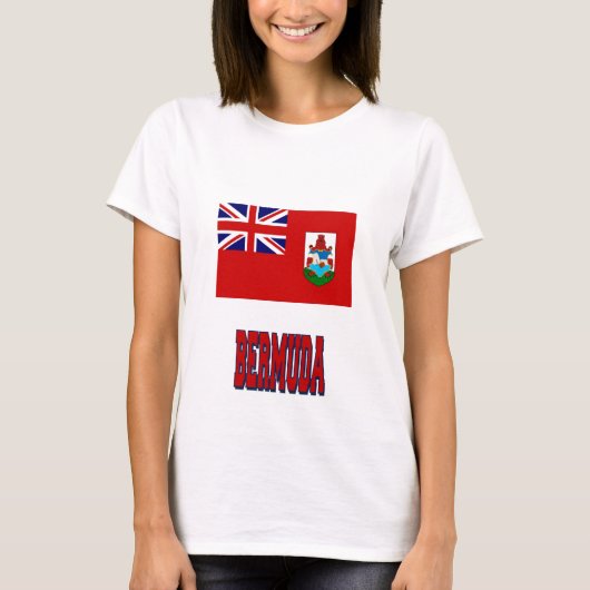 Bermuda-Flaggen-T - Shirt (Vorderseite)