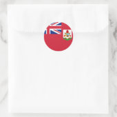 Bermuda-Flaggensticker Runder Aufkleber (Tasche)