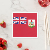 Bermuda FlagPaper Napkin Serviette (Beispiel)