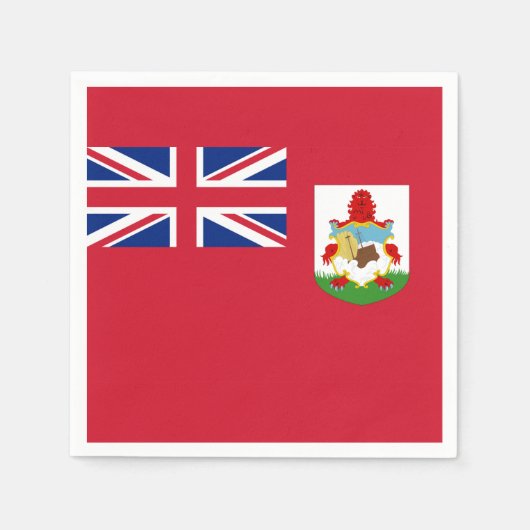 Bermuda FlagPaper Napkin Serviette (Vorderseite)