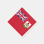 Bermuda FlagPaper Napkin Serviette (Ecke)