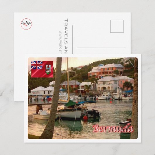 Bermuda - Flatts Village - Postkarte (Vorne/Hinten)