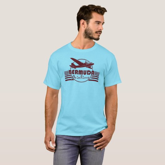 Bermuda-Fluglinien T-Shirt (Vorne ganz)