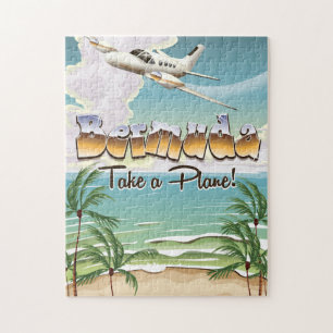 Bermuda-Flugreiseplakat Puzzle