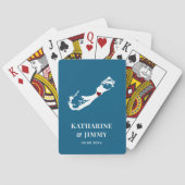 Bermuda Gastgeschenk Hochzeit Deck Cards, Inselkar Spielkarten (Rückseite)