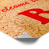 Bermuda, glückliches Paar auf Motorradfahrten Poster (Ecke)