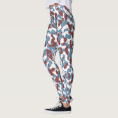 Bermuda Grau, Blau, Tosca, Rot, Weiß, Camouflage Leggings (Links)