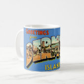 Bermuda Greetings Kaffeetasse (Vorderseite Links)