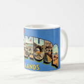 Bermuda Grüße Kaffeetasse (VorderseiteRechts)