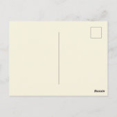 Bermuda Grußpostkarte Postkarte (Rückseite)
