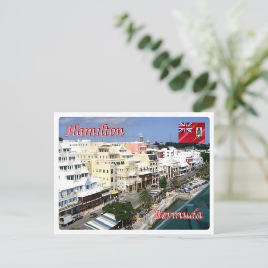 Bermuda - Hamilton - Postkarte (Stehend Vorderseite)