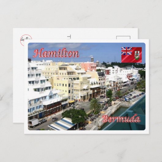 Bermuda - Hamilton - Postkarte (Vorne/Hinten)