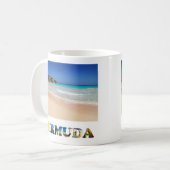 Bermuda Horseshoe Bay Pink Sand Beach Foto Kaffeetasse (Vorderseite Links)