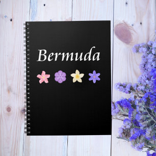 Bermuda Hübsche Blume Icons Farbe Notizblock