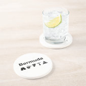 Bermuda Icons Monotone Getränkeuntersetzer (Seite)