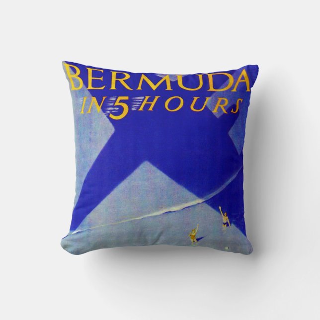 Bermuda in 5 Stunden Kissen (Vorderseite)