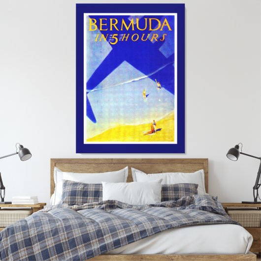 Bermuda in 5 Stunden - L Leinwanddruck (Insitu (Schlafzimmer))