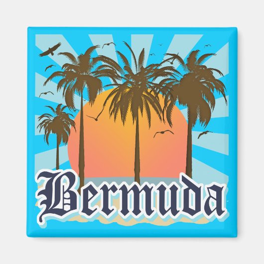 Bermuda-Insel Souvenirs Magnet (Vorne)