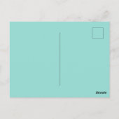 Bermuda-Inselkarte Postkarte (Rückseite)