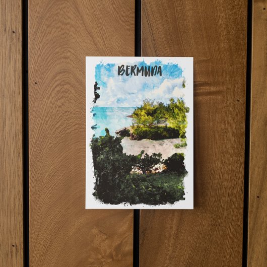 Bermuda-Inseln Tropenlandschaft Postkarte