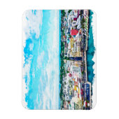 Bermuda Islands Vintage Travel Magnet (Vertikal)