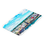 Bermuda Islands Vintage Travel Magnet (Linke Seite)