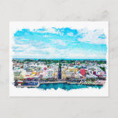 Bermuda Islands Vintage Travel Postkarte (Vorderseite)