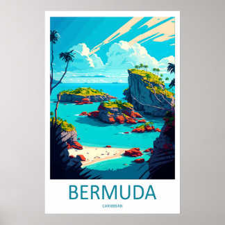 Bermuda Karibik Reiseplakat 1 Poster