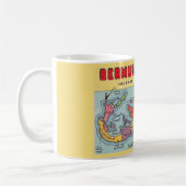 Bermuda Karte Kaffeetasse (Links)