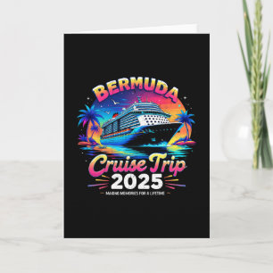Bermuda-Kreuzfahrt 2025 Sonnenuntergangs-Urlaub Ge Karte