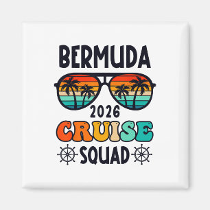 Bermuda-Kreuzfahrt 2026 Urlaubsreise passende Fami Magnet