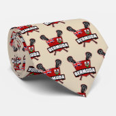 Bermuda Lacrosse Logo-Krawatte Krawatte (Gerollt)