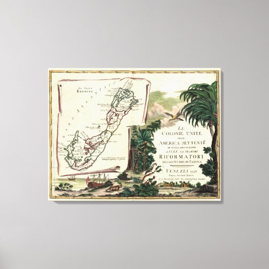 Bermuda Leinwanddruck (Vorderseite)